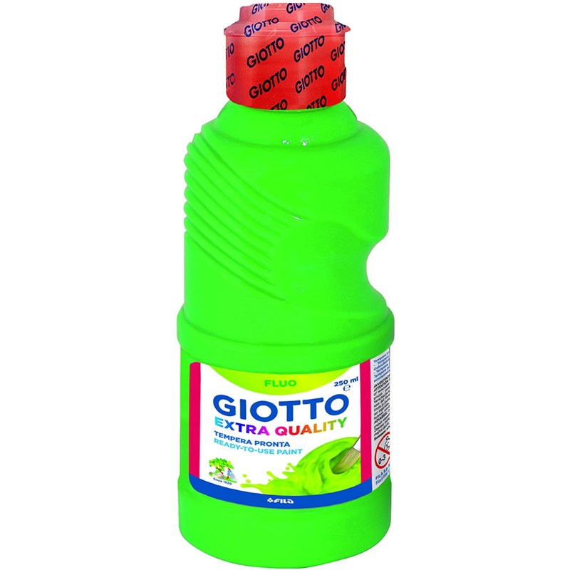 Tempera Giotto Fluo 250 ml Verde