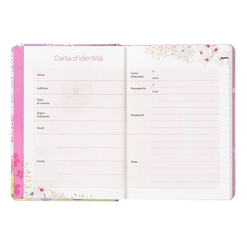 Agenda Giornaliera 13 Mesi Turnowsky Mini Sakura