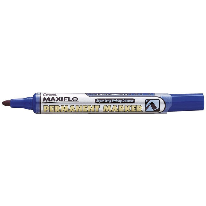 Marcatore Permanente a Scatto Pentel Maxiflo NLF50 con Punta 1,5 mm Blu