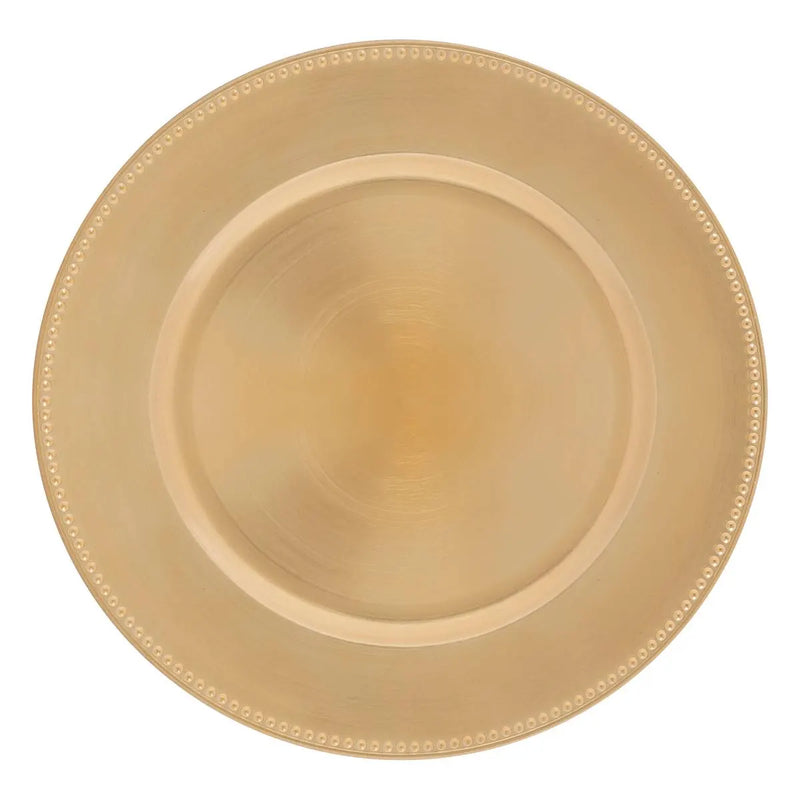 Sottopiatto Palline in PVC Oro 33 cm