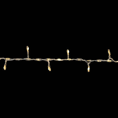 Filo Luci Argentato 300 LED Bianco Freddo e Classico 4 mt