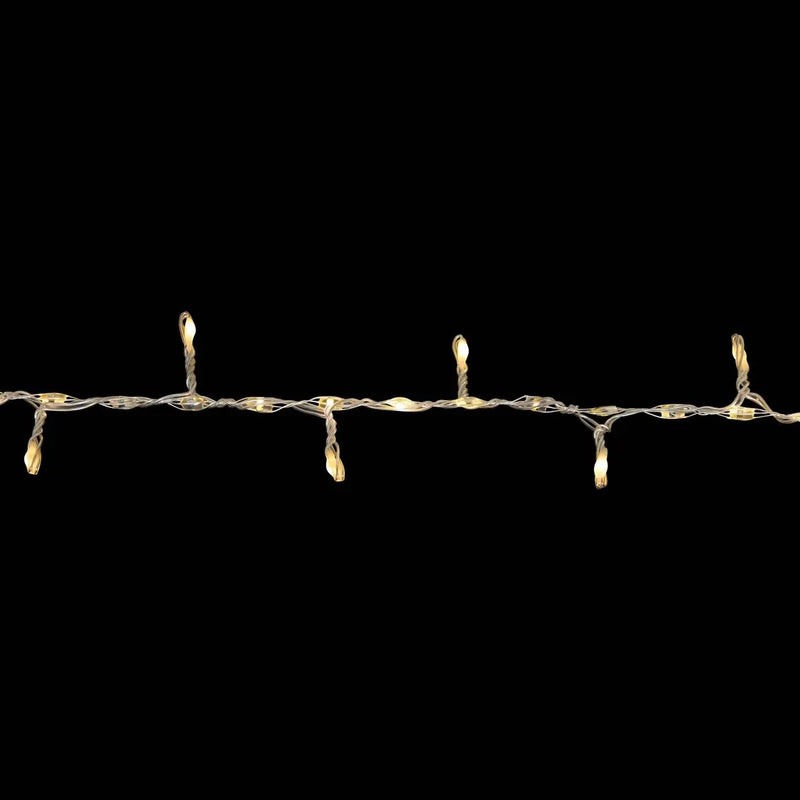 Filo Luci Argentato 300 LED Bianco Freddo e Classico 4 mt