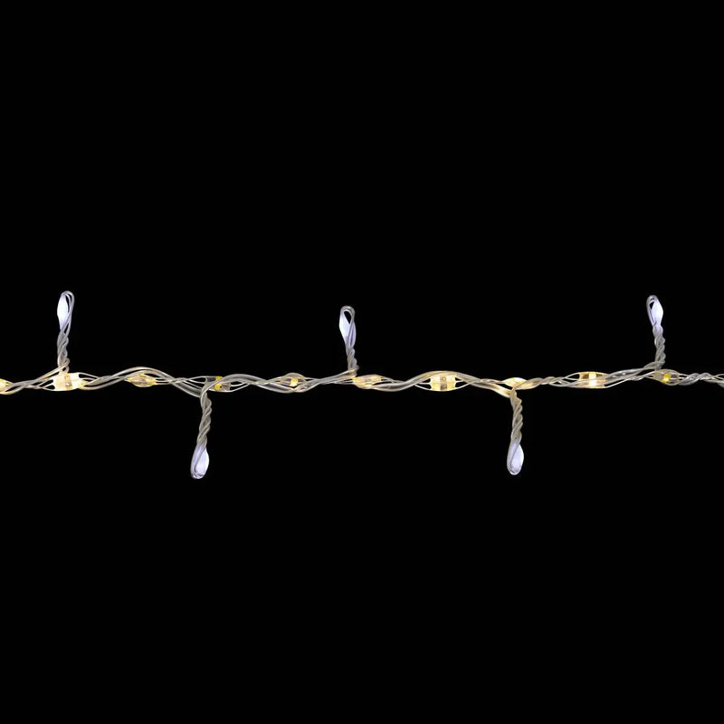 Filo Luci Argentato 300 LED Bianco Classico 4 mt