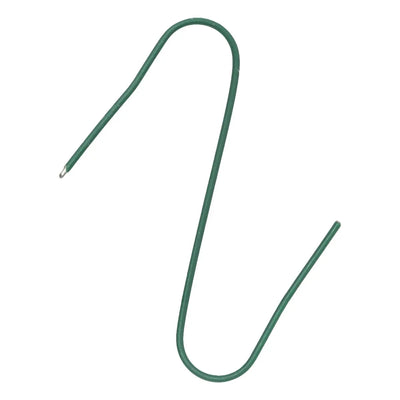 Gancetti per Addobbi in Metallo Verde - 100 pezzi