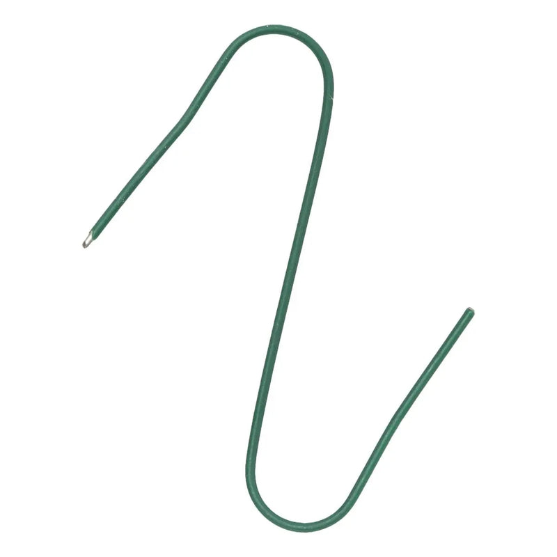 Gancetti per Addobbi in Metallo Verde - 100 pezzi