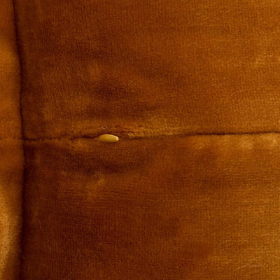 Cuscino di Flanella Cuddly Giallo Cumino 53 x 53 cm