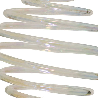 Sfera in Vetro Spirale Trasparente 8 cm