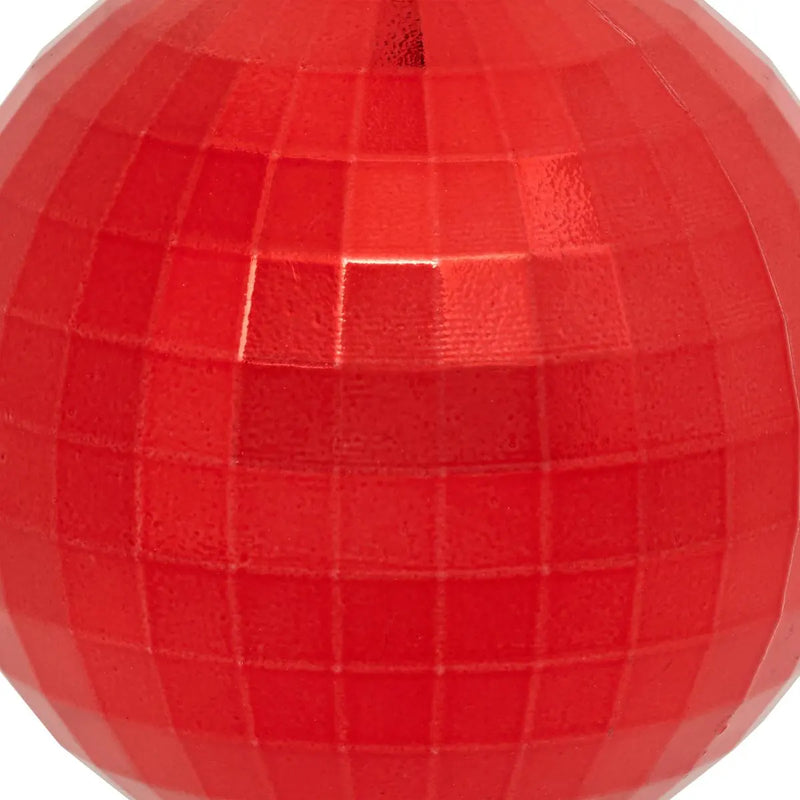 Sfera Specchio in Polistirolo Rosso 10 cm