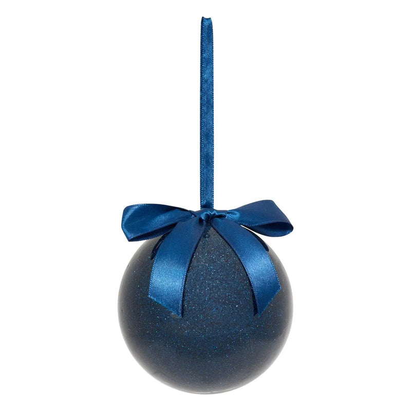 Sfera Unica in Carta Blu 9 cm