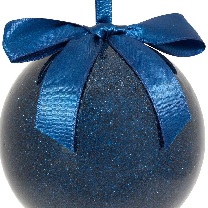 Sfera Unica in Carta Blu 9 cm