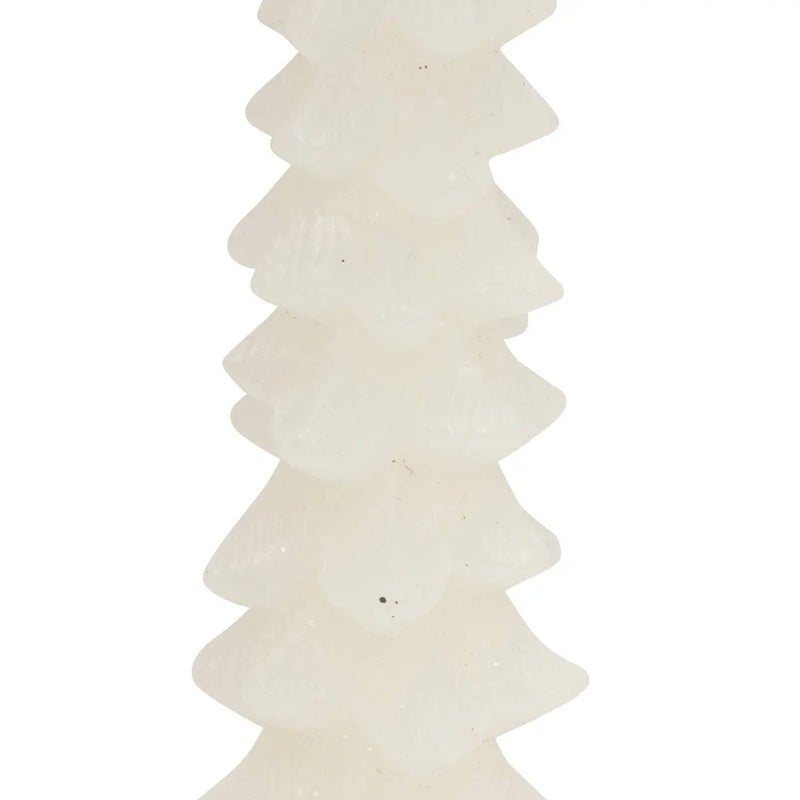 Candele Stecca Abete Bianco 25 cm - 2 pezzi