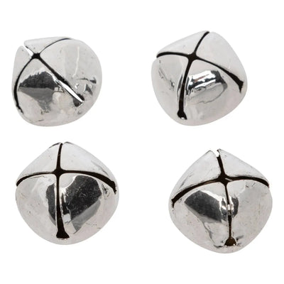 Campanelli in Metallo con Barattolo Argento - 24 pezzi