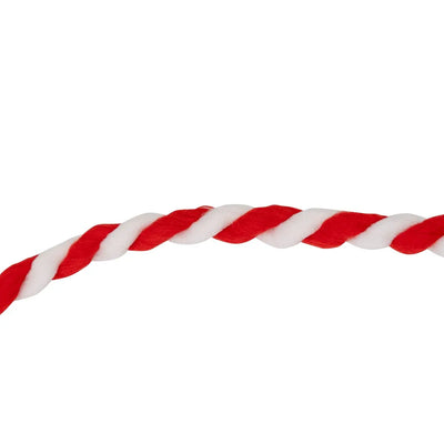 Cordoncino in Tessuto Righe Rosso e Bianco 3 mt