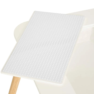 Tavolino per Bambini Rettangolare Bianco 68,5 x 43 cm
