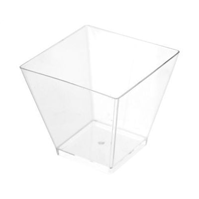 Ciotolina Riutilizzabile Quadrata 60 cc - 12 pezzi
