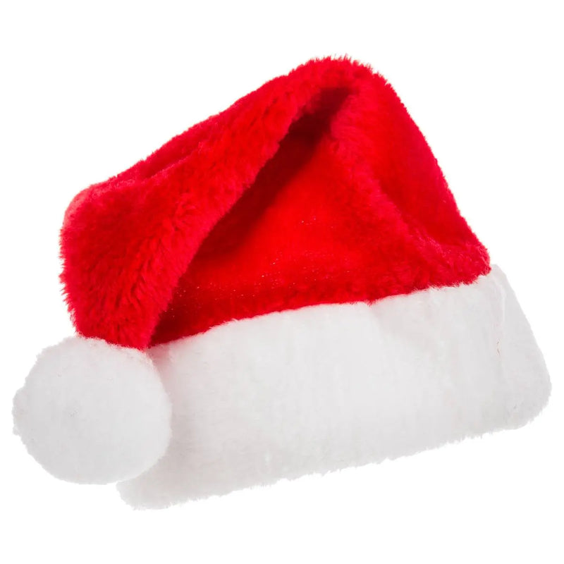 Cappello da Babbo Natale Peluche - Taglia Bambino