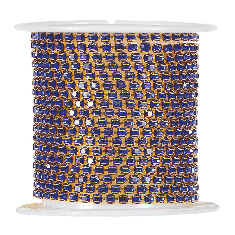 Filo Strass Turchese 3 mm x 3 mt