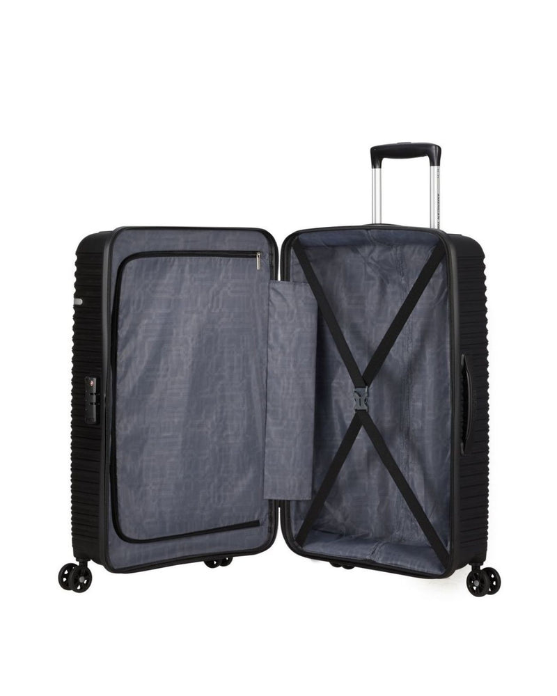 Valigia 4 Ruote Lift Off American Tourister Media con TSA Nero