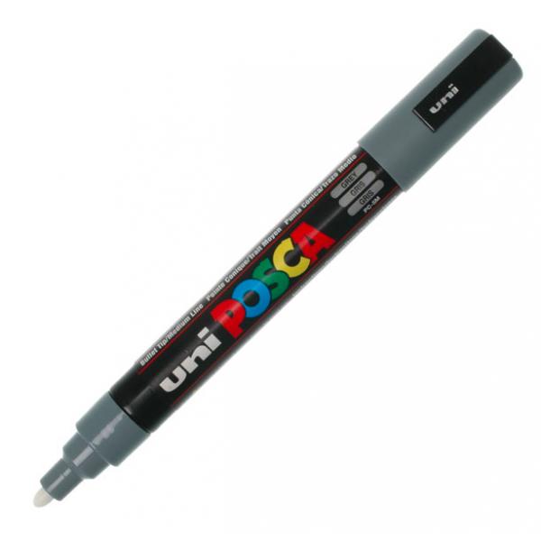Pennarello Marcatore a Tempera Uni Posca a Punta Media Grigio