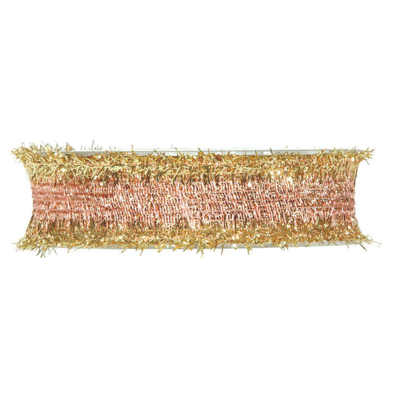 Nastro Lurex Frou Frou Rosa Cipria 25 mm x 10 mt