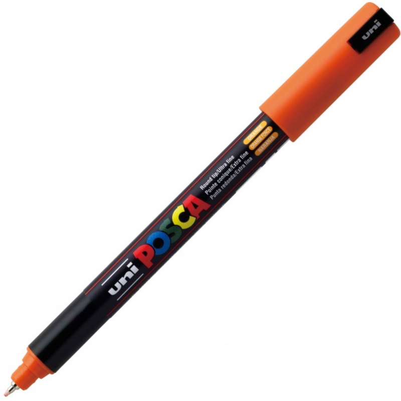 Pennarello Marcatore a Tempera Uni Posca a Punta Ultra Fine Arancio