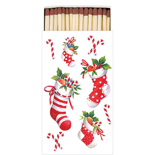 Fiammiferi XMAS Stockings 6,5 x 11 cm - 45 pezzi