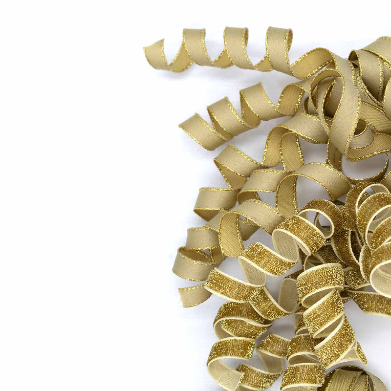 Nastro Curl in PPL Oro Glitter 10 mm x 20 mt