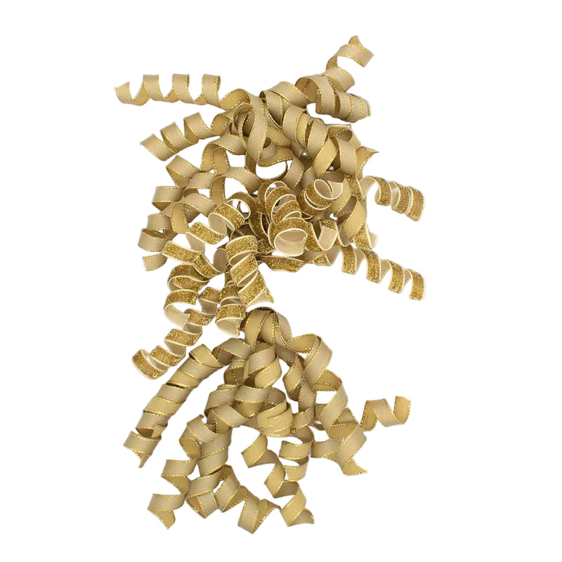 Nastro Curl in PPL Oro Glitter 10 mm x 20 mt