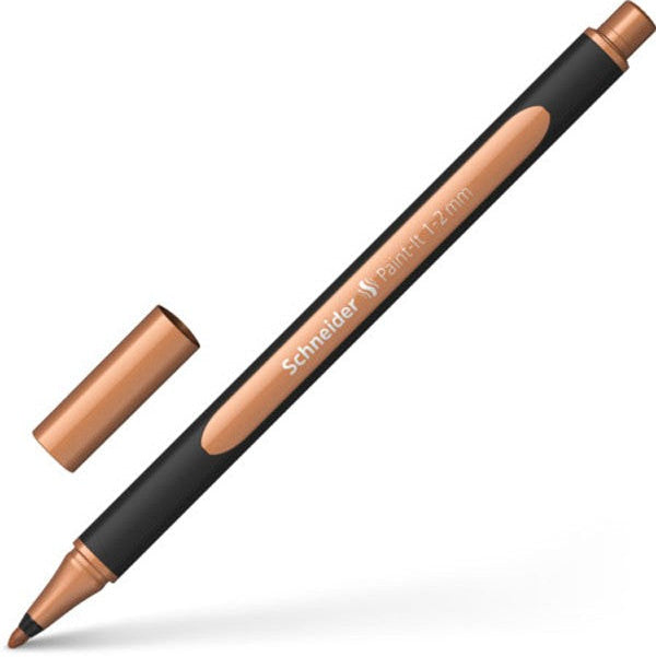 Pennarello Marcatore a Vernice Schneider Paint-It 020 Metallic con Punta 1,2 mm Rame