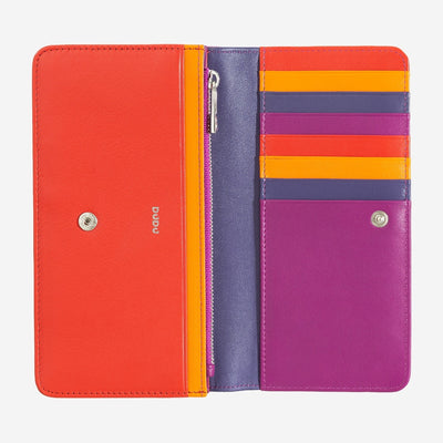 Portafoglio da Donna Dudubags Canarie in Pelle Fucsia