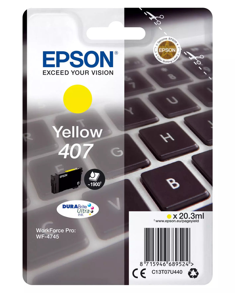 Cartuccia Originale Epson 407 L Giallo