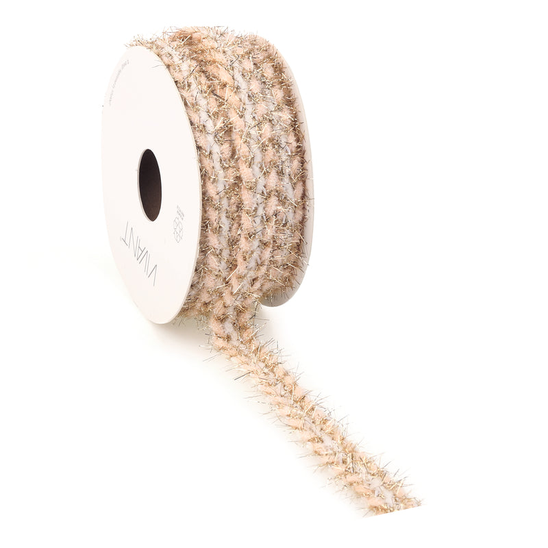 Nastro in Tessuto Chanice Panna 15 mm x 10 mt