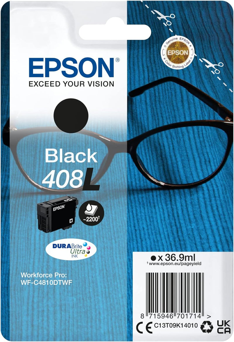 Cartuccia Originale Epson Ultra Ink 408L Nero