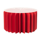 Alzata in Carta con Base in PVC Rosso 20 x 12 cm