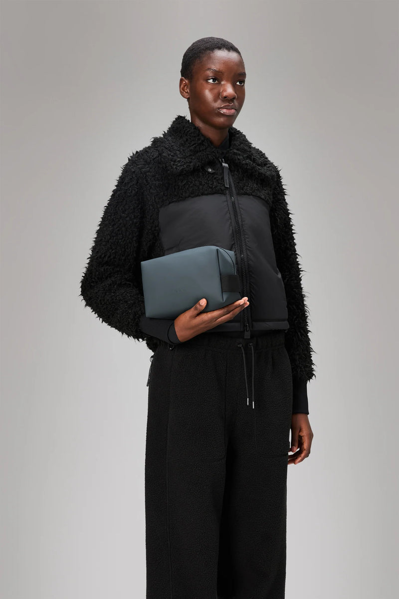 Beauty Case RAINS Wash Bag Small Impermeabile W3 Lagoon