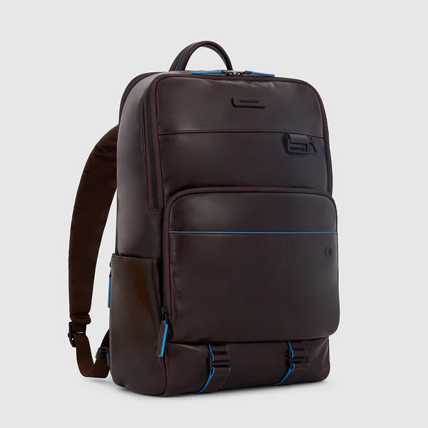 Zaino Fast-Check Piquadro in Pelle Porta PC 15,6&