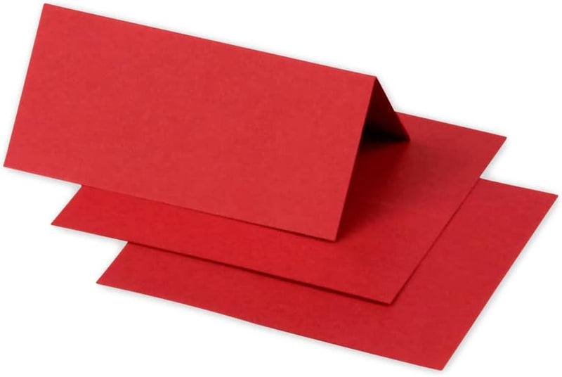 Cartoncini Pollen Clairefontaine Pliee per Segnaposto 210 gr / 8,5 x 8 cm / Rosso / 25 pezzi