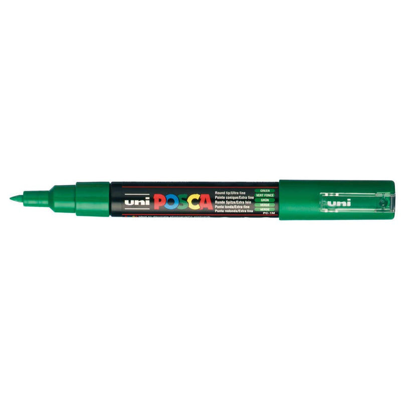 Pennarello Marcatore a Tempera Uni Posca a Punta Extra Fine Verde