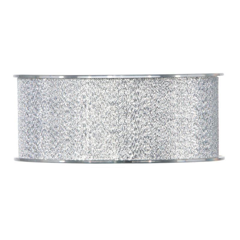 Nastro in Tessuto Iride Argento 40 mm x 20 mt