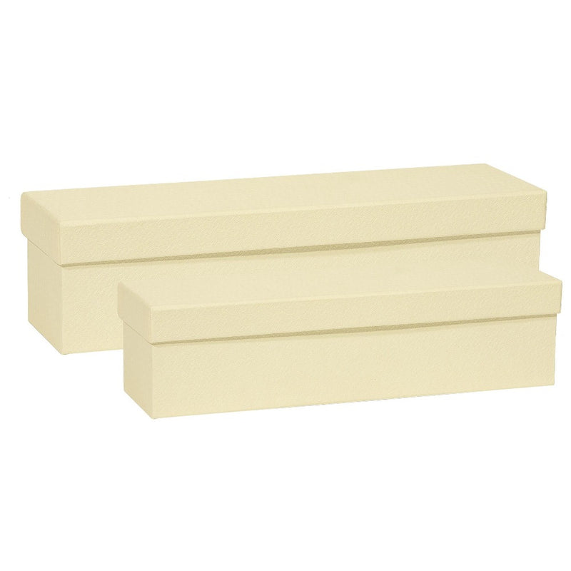 Scatola Porta Bottiglia Magnum Crema 36,5 x 11,5 x 11,5 cm