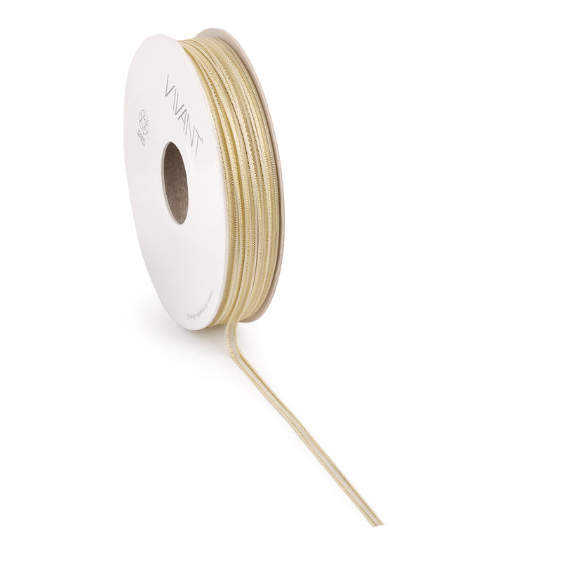 Nastro in Tessuto Charming Oro 4 mm x 100 mt