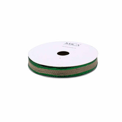Nastro in Juta Verde 10 mm x 2 mt