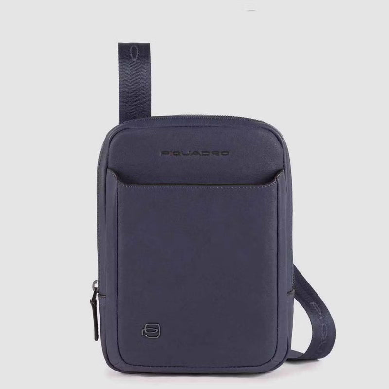 Borsello da Uomo Piquadro Black Square Porta Ipad®Mini Blu