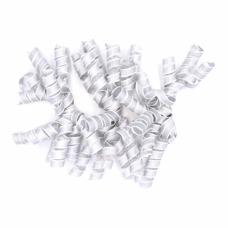 Nastro Curl in PPL Argento 10 mm x 20 mt