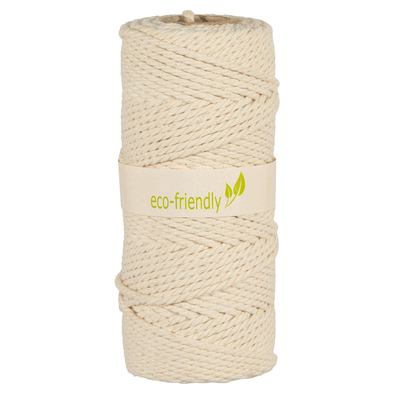 Corda Cotone Riciclato Natural 3 mm x 66 mt