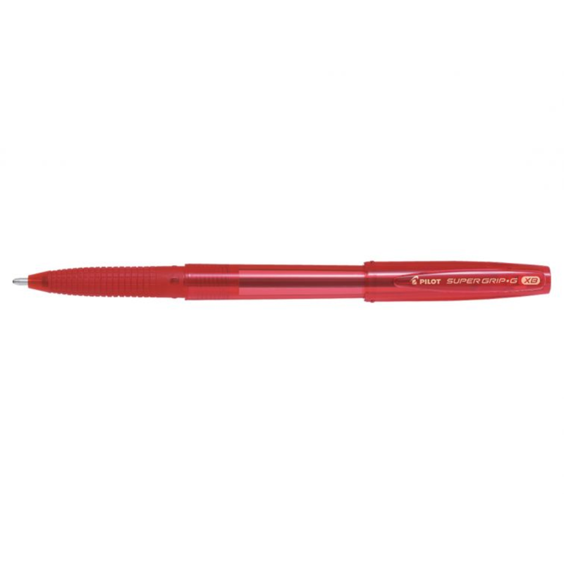 Penna a Sfera Pilot SuperGrip G con Cappuccio e Tratto 1,6 mm Rosso