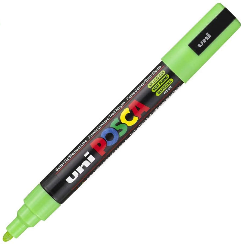 Pennarello Marcatore a Tempera Uni Posca a Punta Media Verde Mela