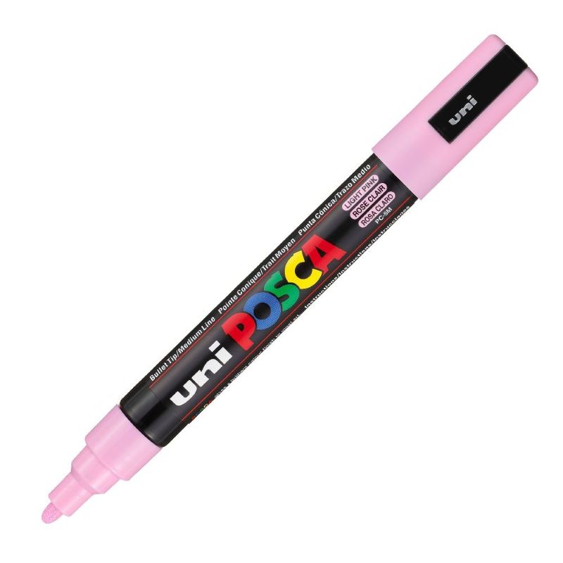 Pennarello Marcatore a Tempera Uni Posca a Punta Media Rosa Chiaro