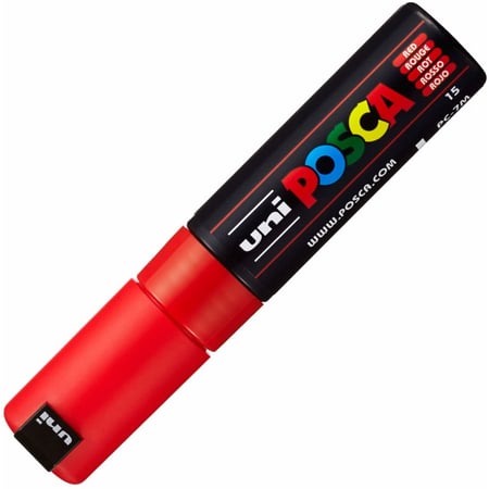 Pennarello Marcatore a Tempera Uni Posca a Punta Large Rosso