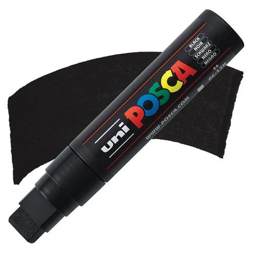 Pennarello Marcatore a Tempera Uni Posca a Punta Extra Large Nero